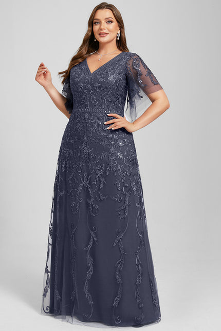 Robe Dentelle Vaporeuse Ornée - gallery 9