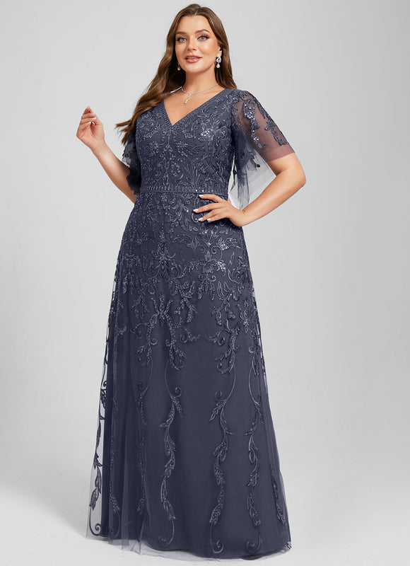 Robe Dentelle Vaporeuse Ornée - gallery 9