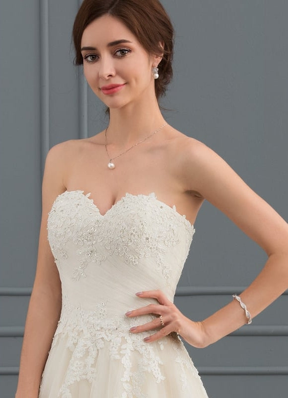 Robe Dentelle Aérée Élégante - gallery 4