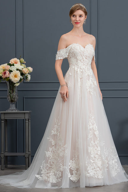 Robe Dentelle Éthérée Florale - gallery 2