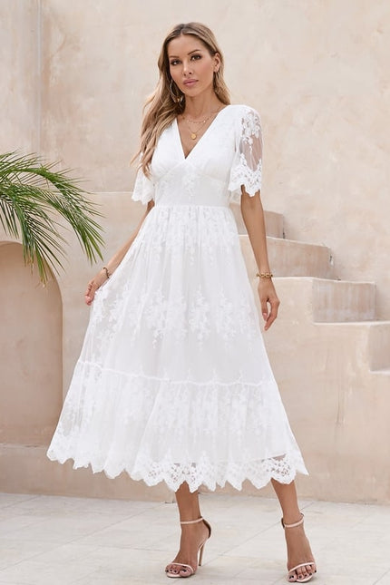 Robe Dentelle En Bas - gallery 5