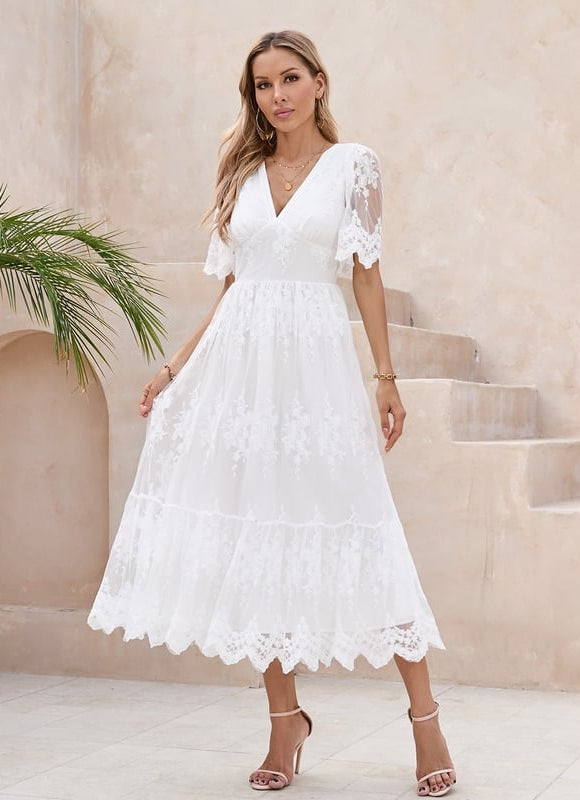 Robe Dentelle En Bas - gallery 5