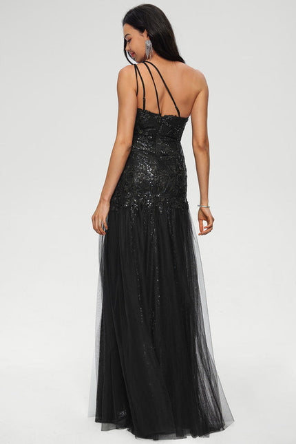 Robe Sirene Dentelle Noire - gallery 1