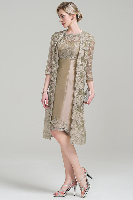 Robe Dentelle Dentelle Olive - gallery 2