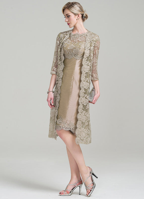 Robe Dentelle Dentelle Olive - gallery 2