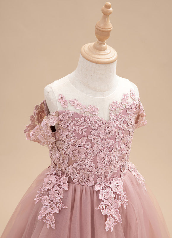 Robe Dentelle Boheme Rose - gallery 6