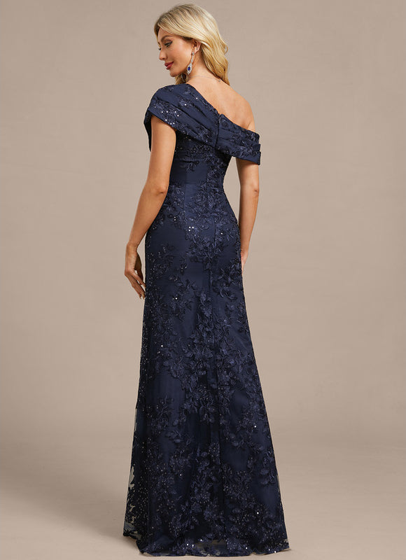 Robe Dentelle Élégante Scintillante - gallery 5