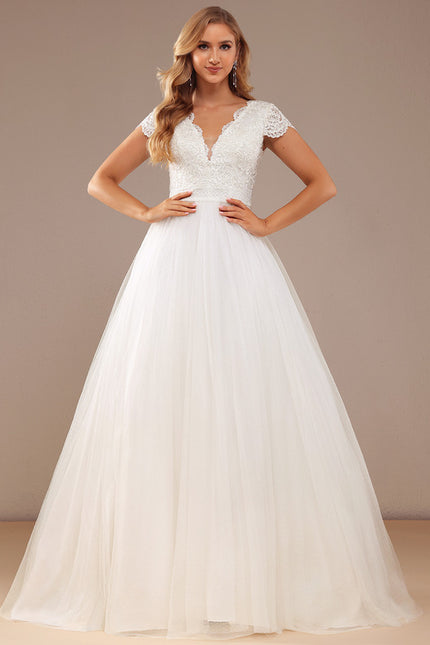 Robe Dentelle Élégance Nuptiale Tulle - gallery 2