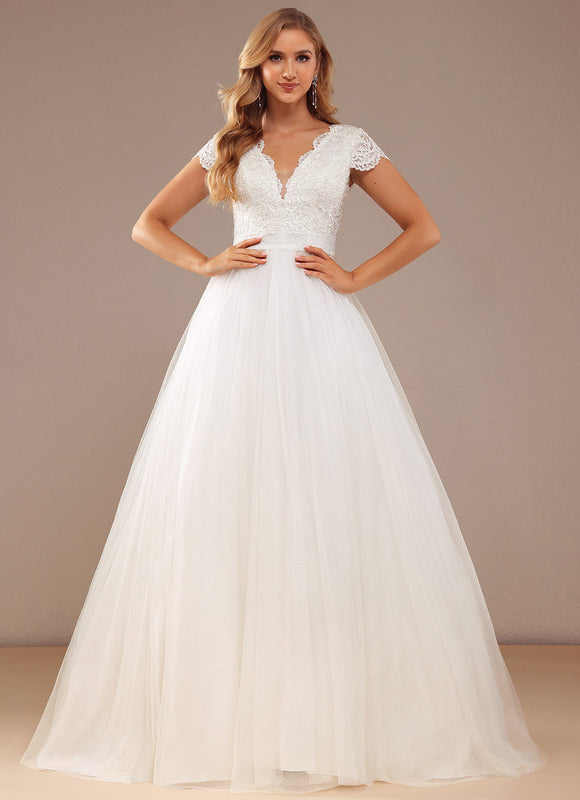 Robe Dentelle Élégance Nuptiale Tulle - gallery 2