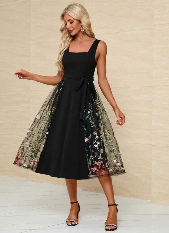Robe Dentelle Mi Longue Mariage - gallery 4