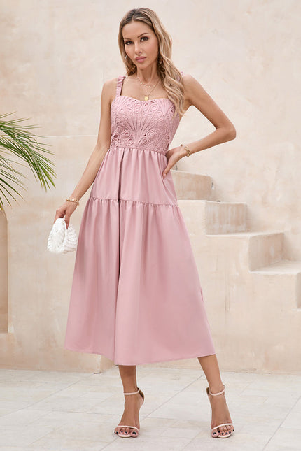 Robe Dentelle Élégance Roseau - gallery 4