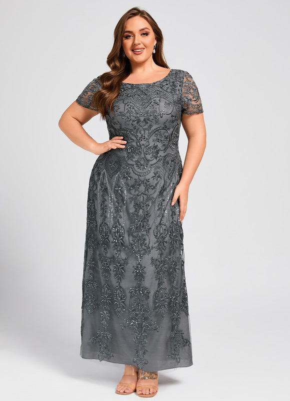 Robe Longue Mousseline Dentelle - gallery 9