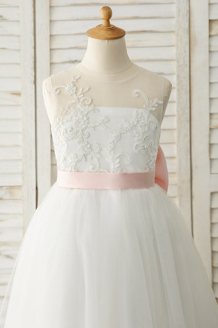 Robe Dentelle Enfant Tulle Luxe - gallery 7