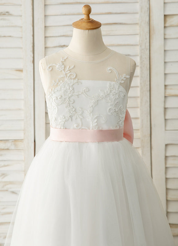 Robe Dentelle Enfant Tulle Luxe - gallery 7