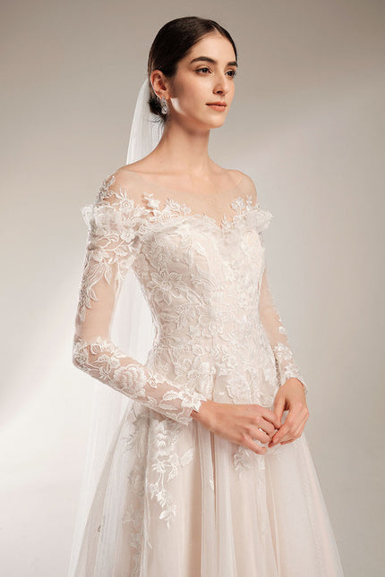 Robe Dentelle De Mariée Élégante - gallery 6
