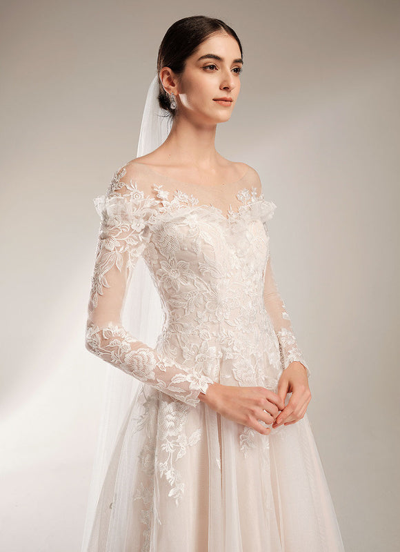Robe Dentelle De Mariée Élégante - gallery 6