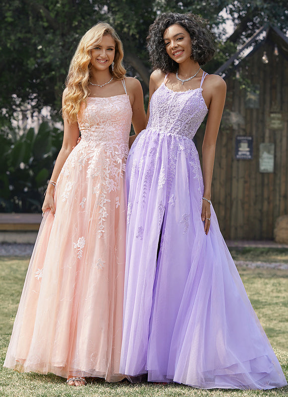 Robe Dentelle Bal Tulle Floral - gallery 7