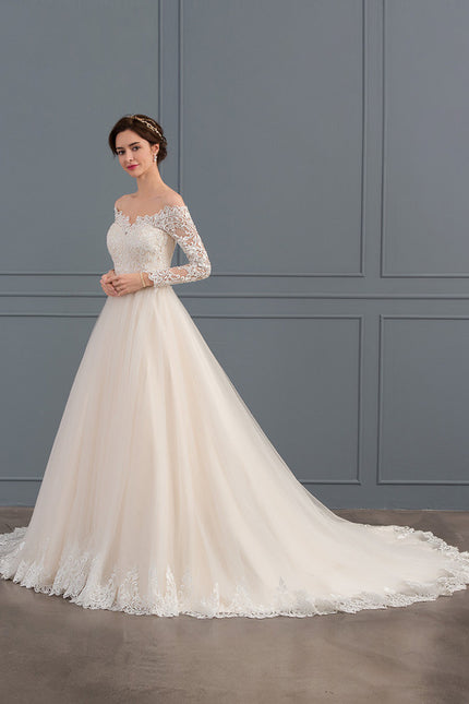Robe Dentelle Nuptiale Élégante - gallery 4