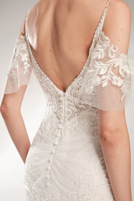 Robe Dentelle Sirène Élégante - gallery 5