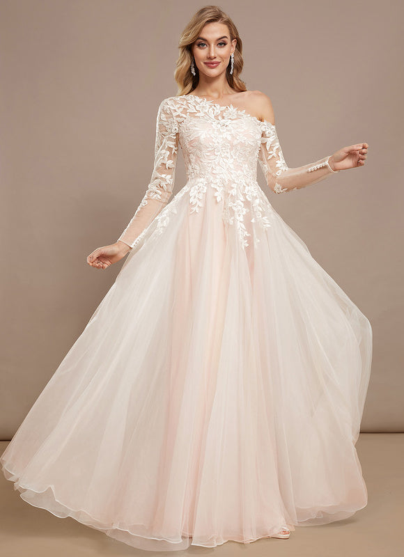 Robe Dentelle Transparente Blanche - gallery 1