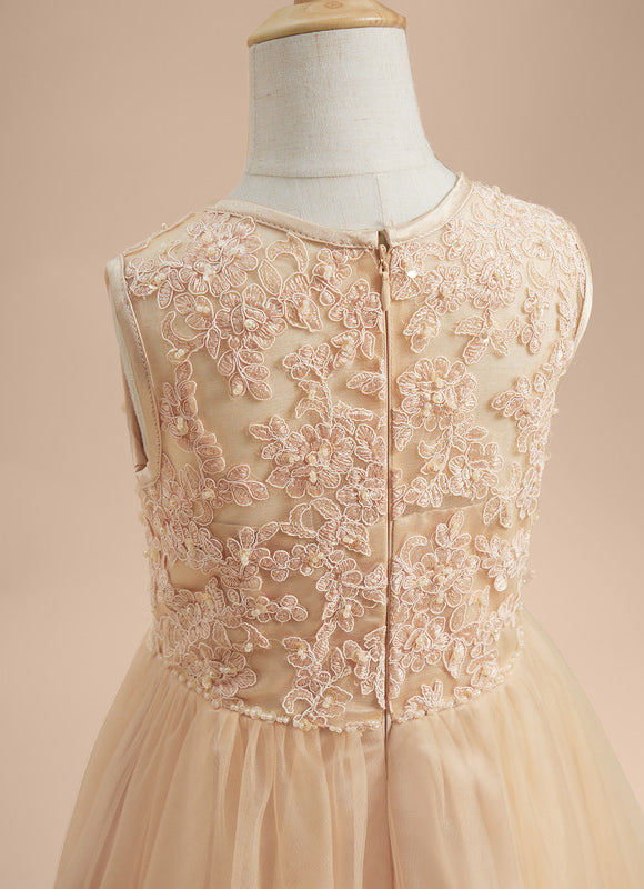 Robe Dentelle Fête Élégante - gallery 3