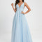 Robe Dentelle Azur Délicate