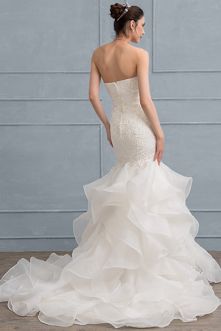 Robe Dentelle Sirène Dentelle - gallery 1