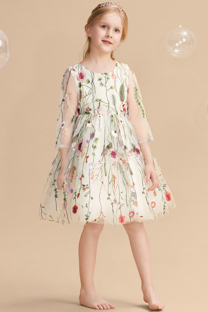 Robe Dentelle Florale Délicate - gallery 2