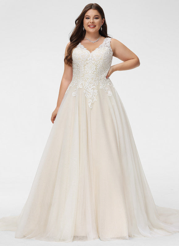 Robe Dentelle Tulle Délicate - gallery 8