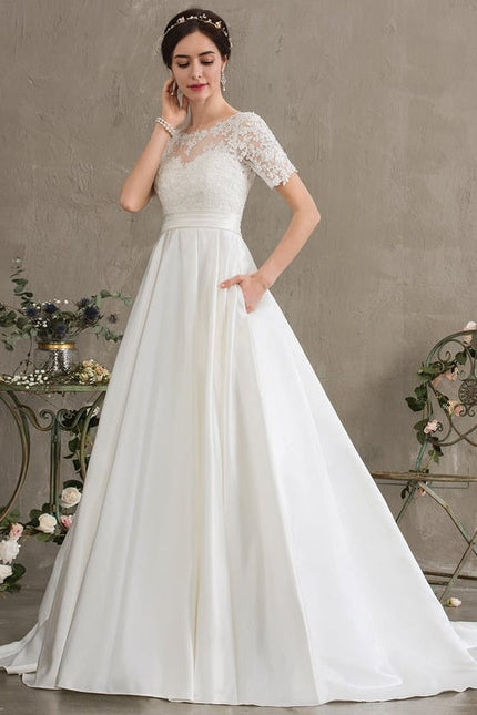 Robe Mariee Champetre Dentelle