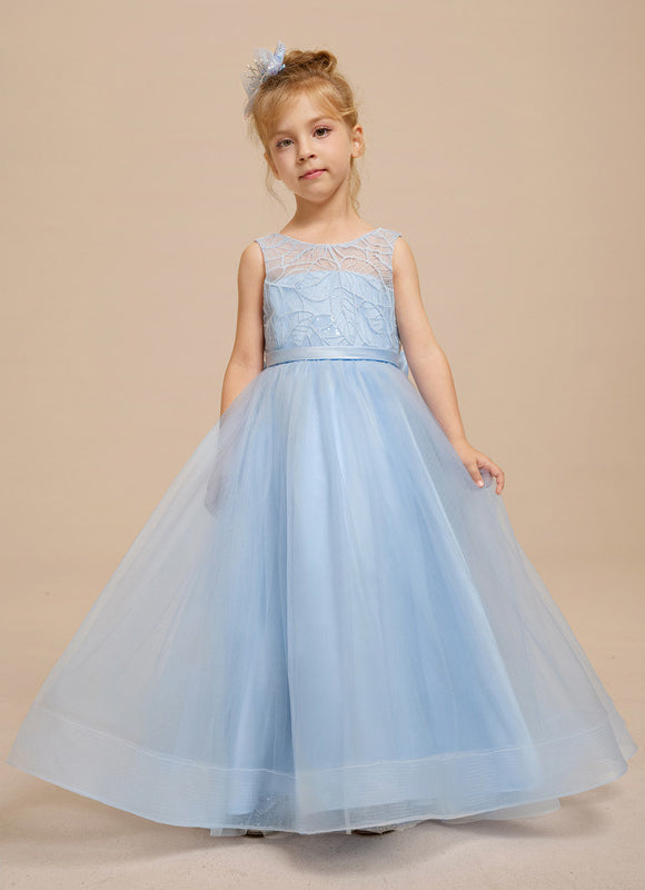 Robe Dentelle Céleste Éphémère - gallery 1