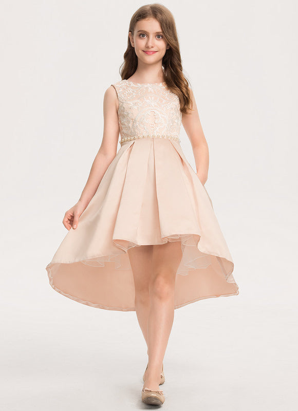 Robe Demoiselle D'Honneur Courte Dentelle