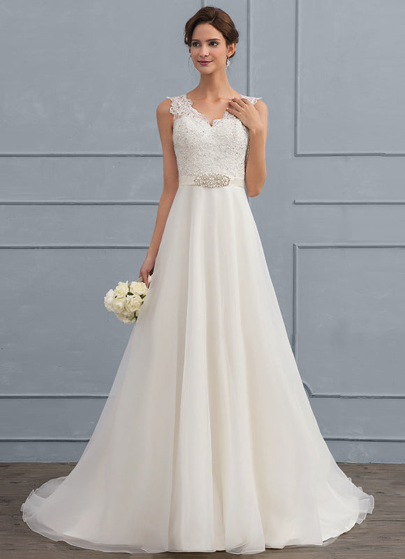 Robe Dentelle Flottante Élégante - gallery 4