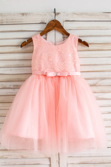 Robe Dentelle Enfant Blanche Tulle