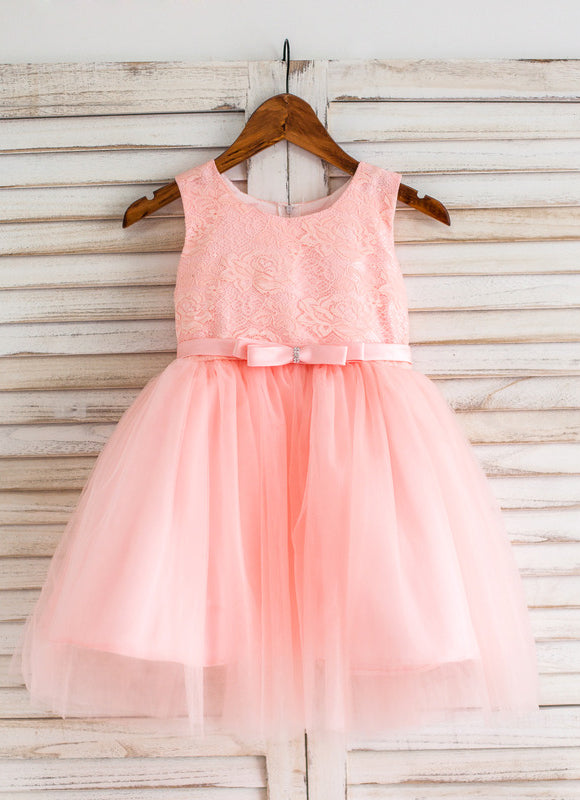 Robe Dentelle Enfant Blanche Tulle