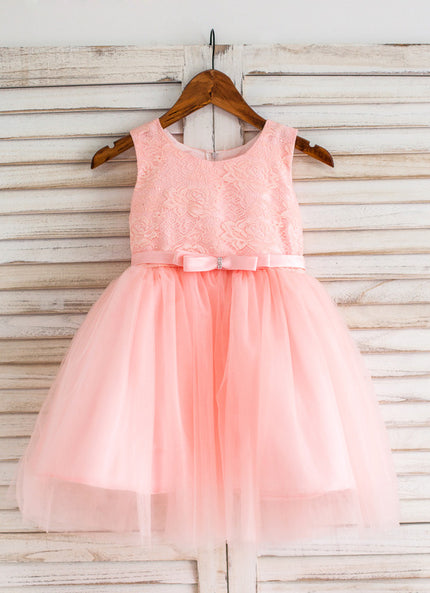 Robe Dentelle Enfant Blanche Tulle