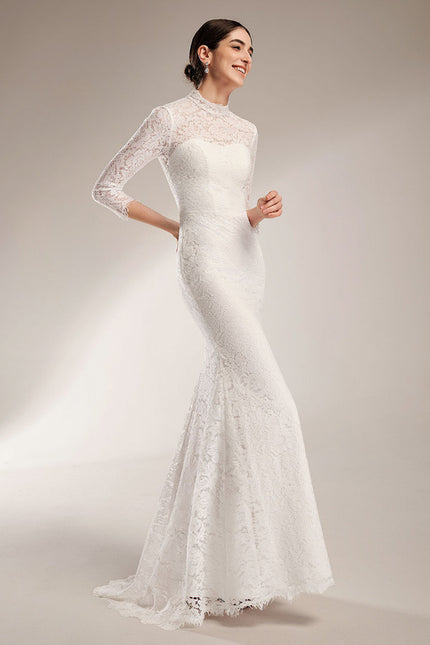 Robe Dentelle Sirène Chic - gallery 2