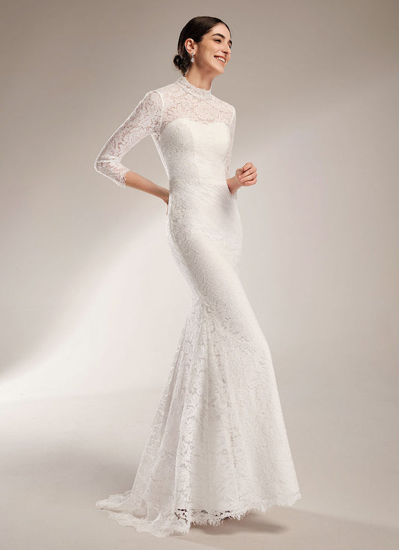 Robe Dentelle Sirène Chic - gallery 2