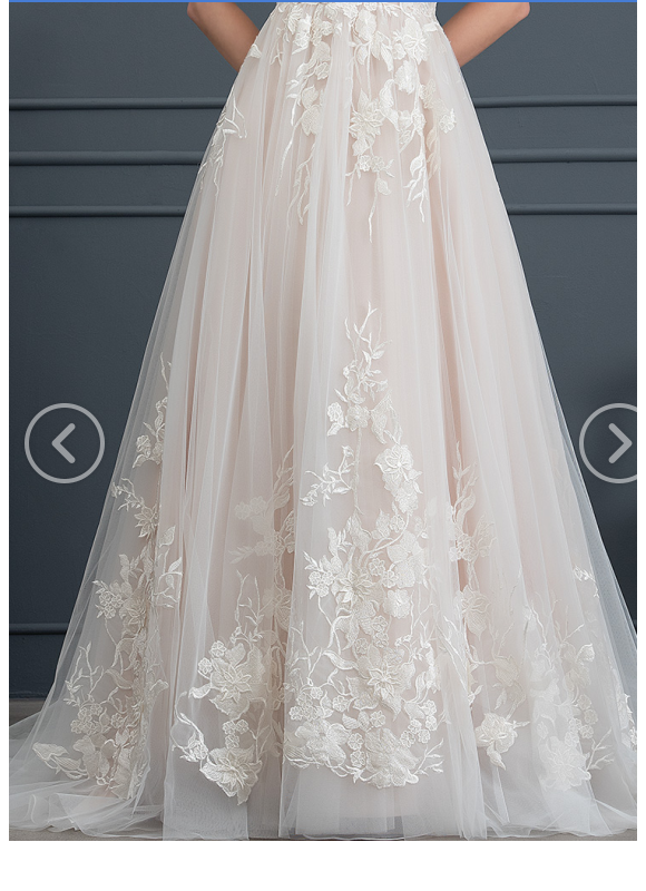 Robe Dentelle Éthérée Florale - gallery 4