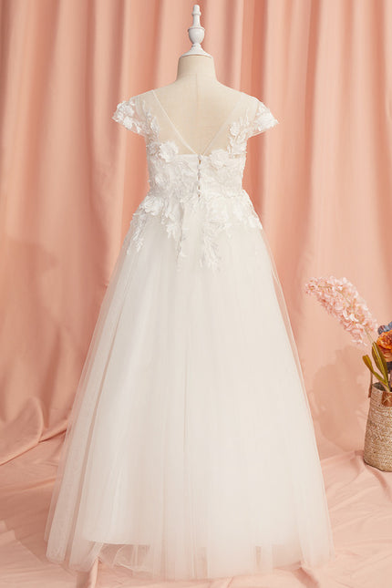 Robe Dentelle Éclat Floral Éthéré - gallery 9