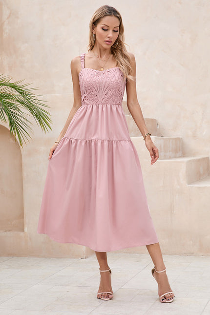Robe Dentelle Élégance Roseau - gallery 3
