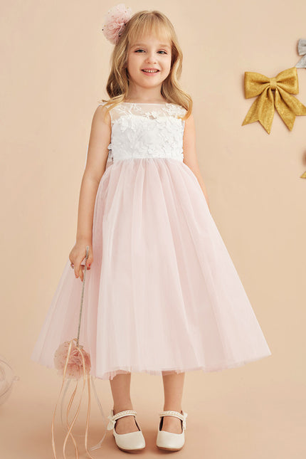 Robe Dentelle Enfant Florale Douce - gallery 6