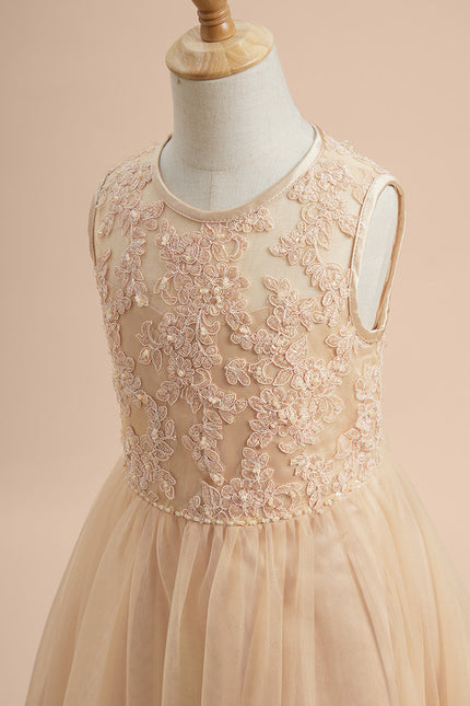 Robe Dentelle Fête Élégante - gallery 4
