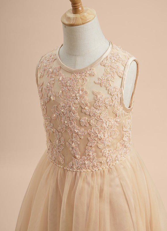 Robe Dentelle Fête Élégante - gallery 4