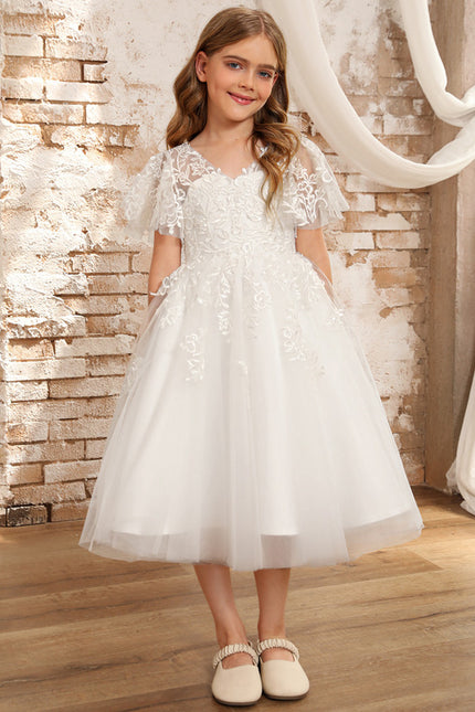 Robe De Baptême Fille En Dentelle