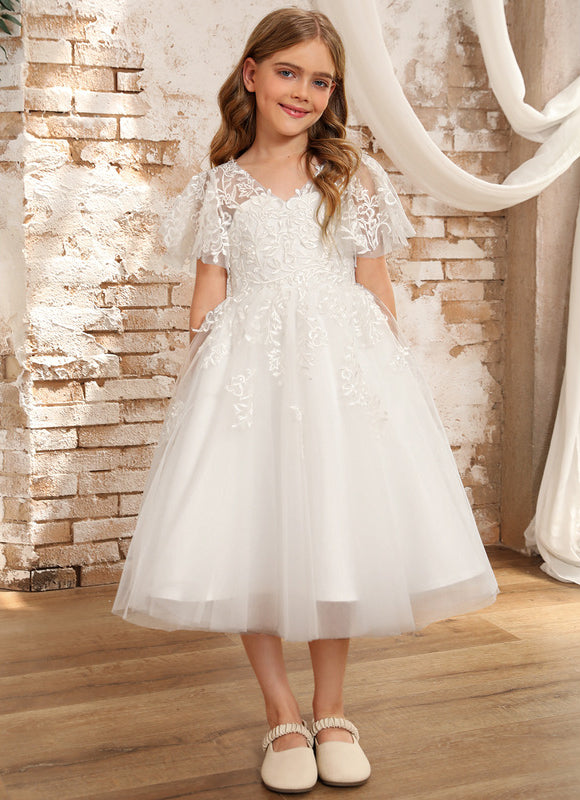 Robe De Baptême Fille En Dentelle