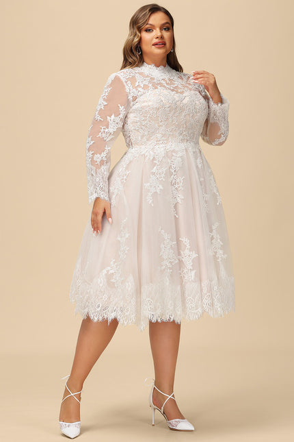 Robe Dentelle Courte Dentelle - gallery 9