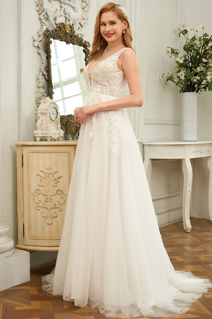 Robe Dentelle Élégance Nuptiale Tulle - gallery 1