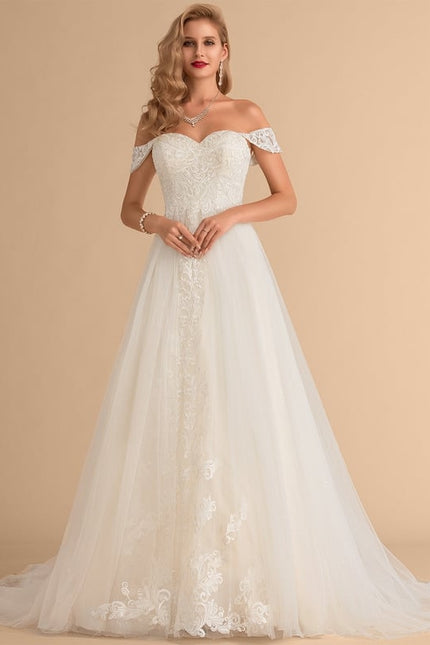 Robe Dentelle Nuptiale Délicate - gallery 2