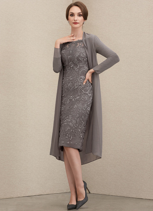 Robe Dentelle Élégante Brodée - gallery 1
